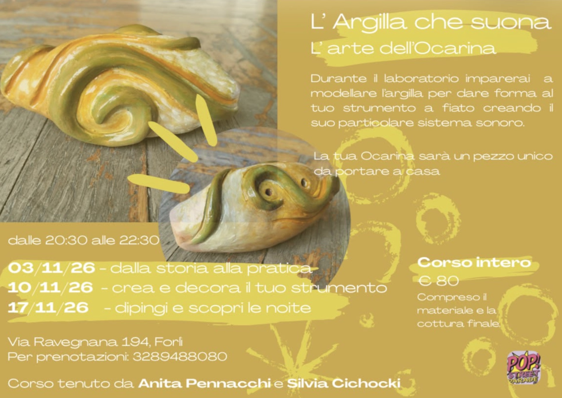 L'argilla che suona: corso di ocarina