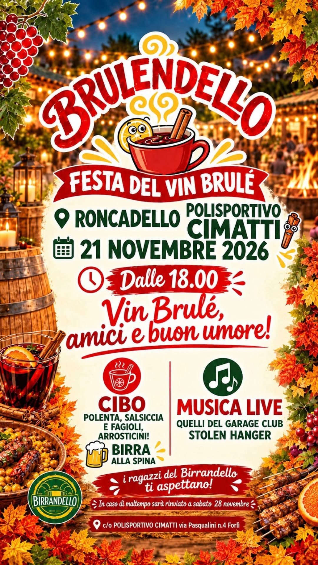 Brulendello, la festa del vin brulé