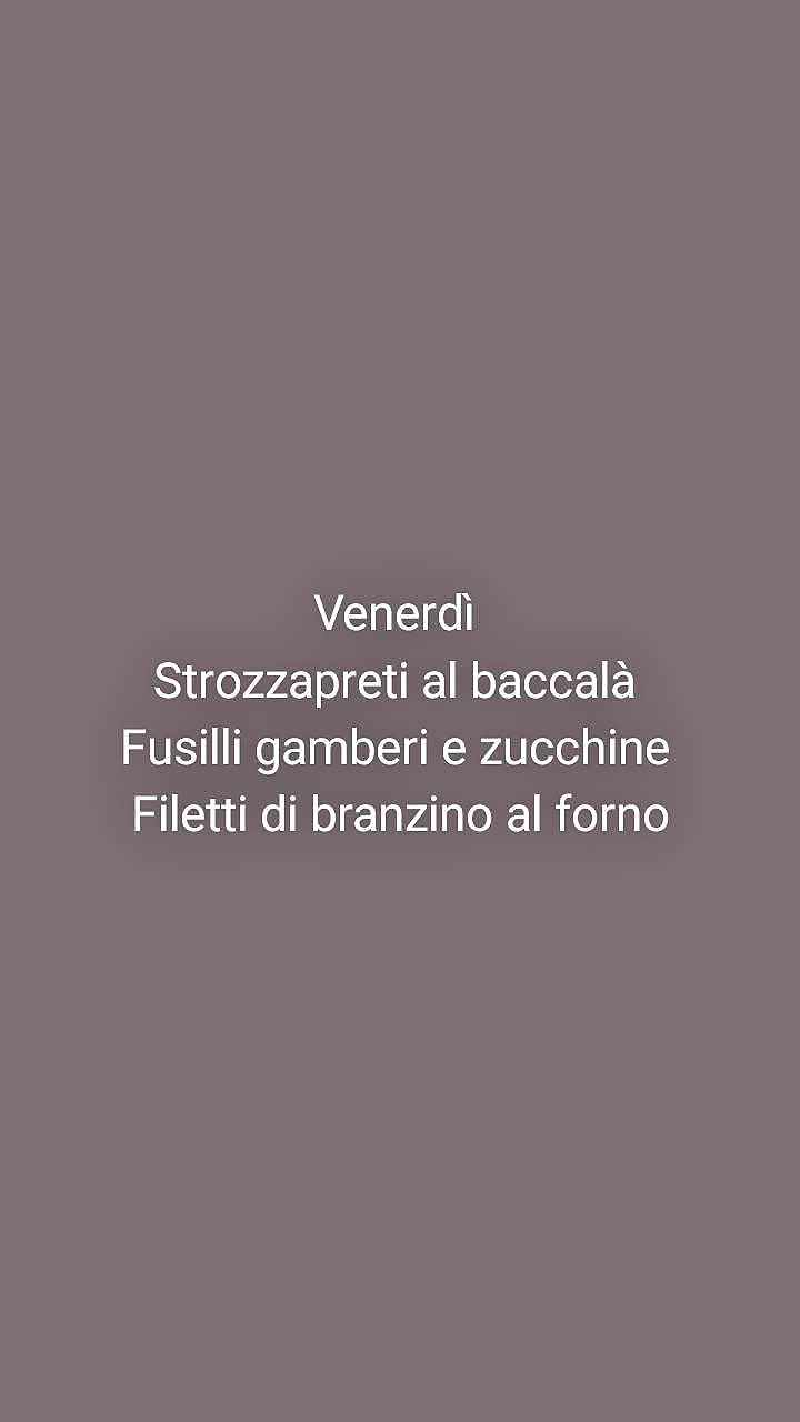 Il menù di pesce di venerdì 23 ottobre